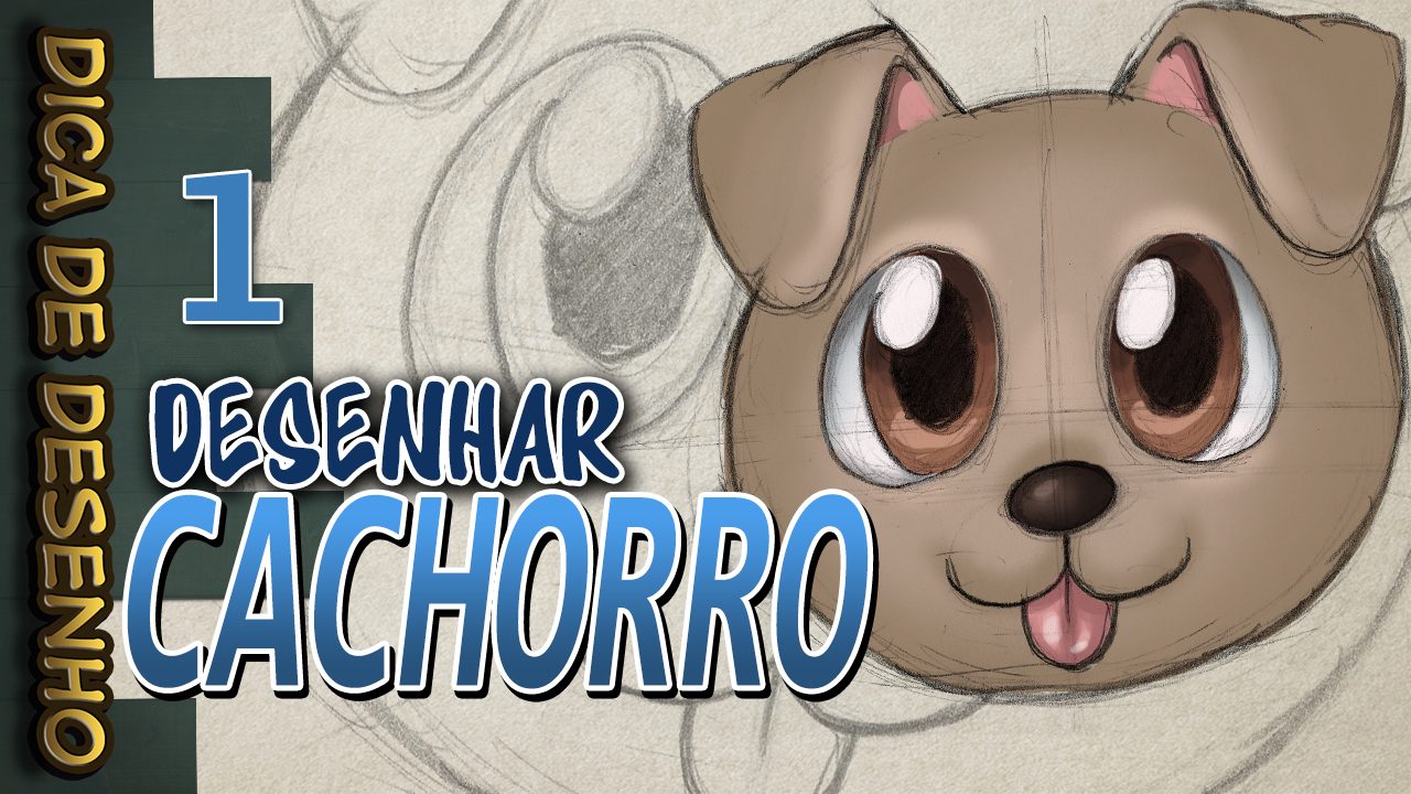 Como desenhar um Cachorro kawaii  Dica de Desenho - Instinto Mangaka