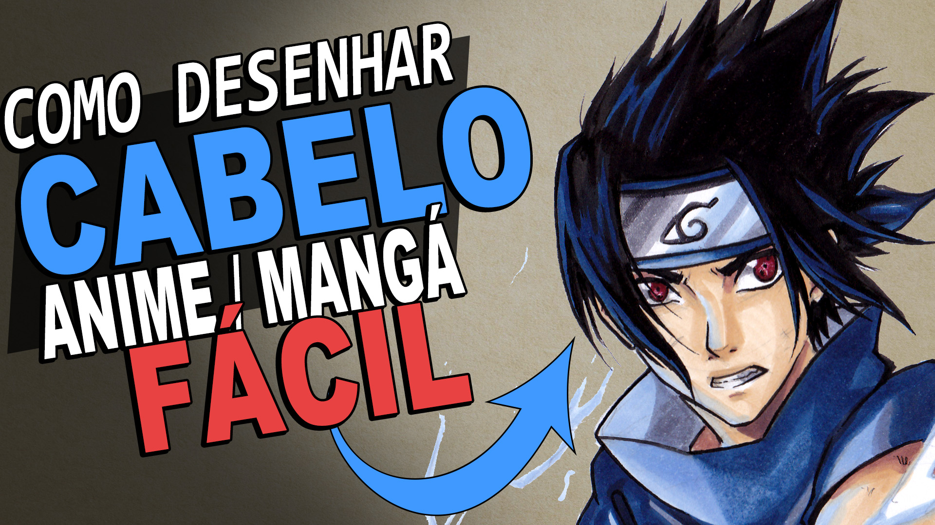 Como desenhar Cabelo (Animê e Mangá)