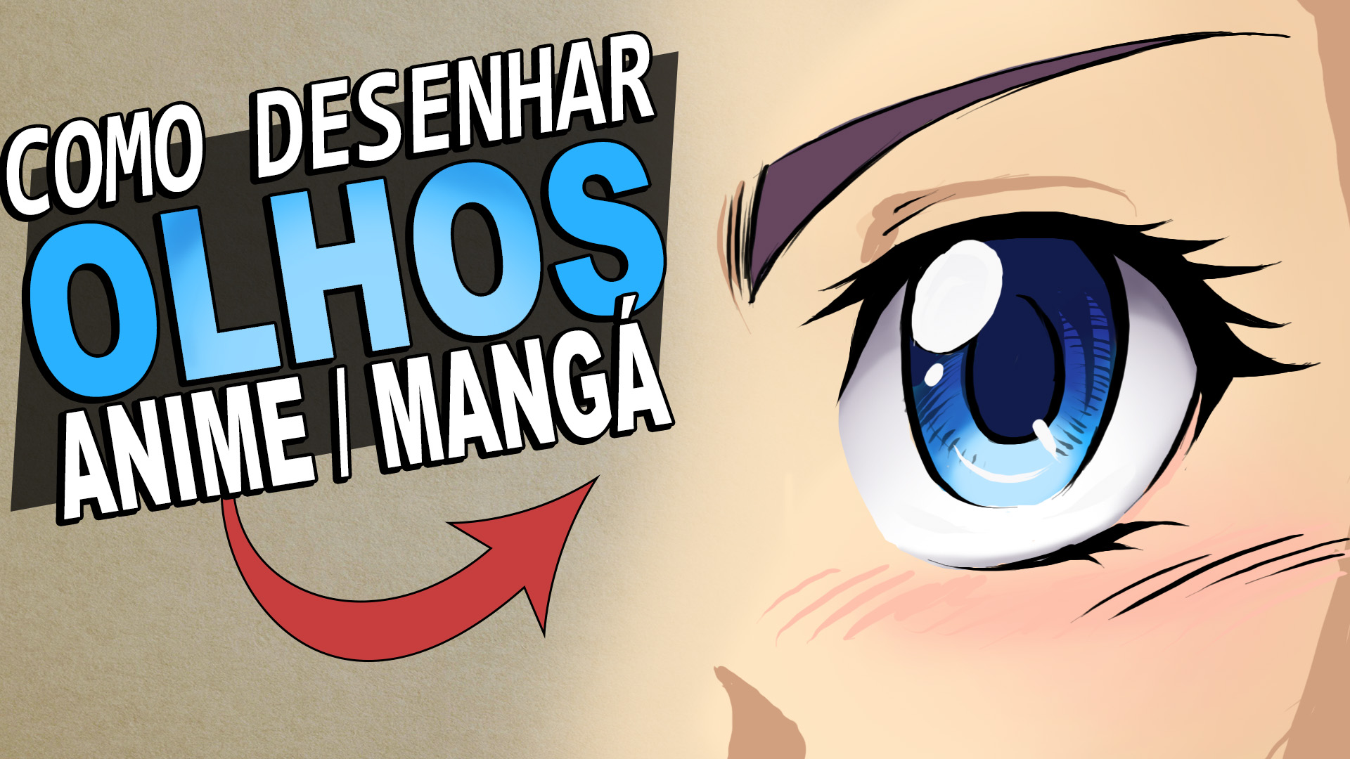 Passo a passo bem fácil de como desenhar olhos de animes